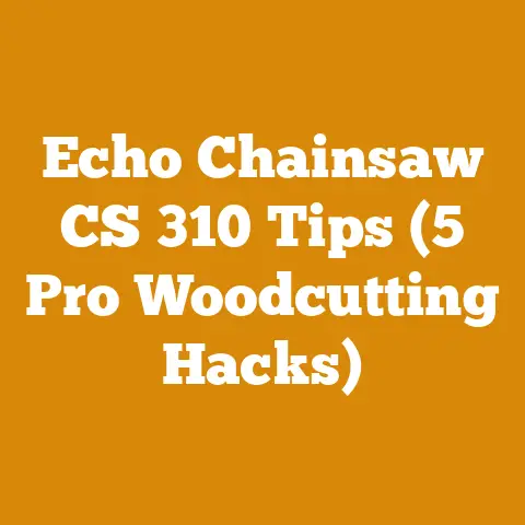 Echo Chainsaw CS 310 Tips (5 Pro Woodcutting Hacks)