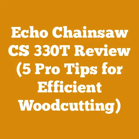 Echo Chainsaw CS 330T Review (5 Pro Tips for Efficient Woodcutting)