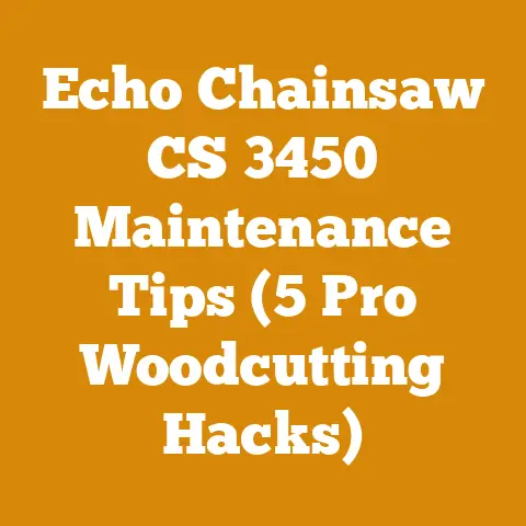 Echo Chainsaw CS 3450 Maintenance Tips (5 Pro Woodcutting Hacks)
