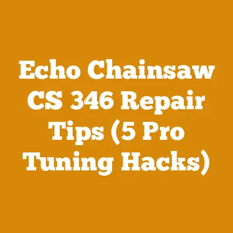 Echo Chainsaw CS 346 Repair Tips (5 Pro Tuning Hacks)