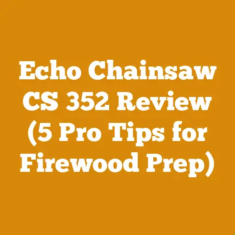 Echo Chainsaw CS 352 Review (5 Pro Tips for Firewood Prep)