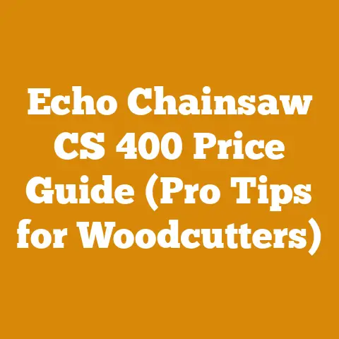 Echo Chainsaw CS 400 Price Guide (Pro Tips for Woodcutters)