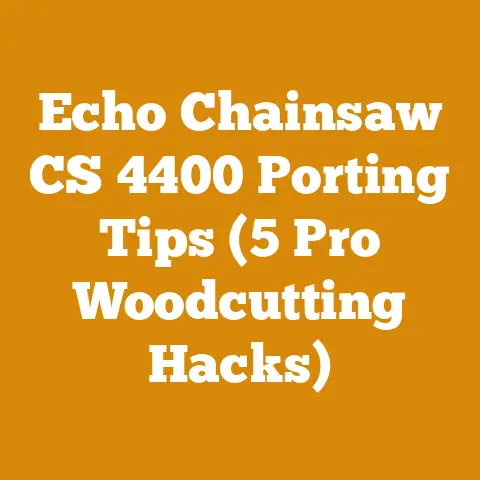 Echo Chainsaw CS 4400 Porting Tips (5 Pro Woodcutting Hacks)