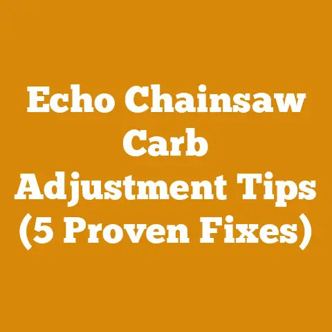 Echo Chainsaw Carb Adjustment Tips (5 Proven Fixes)