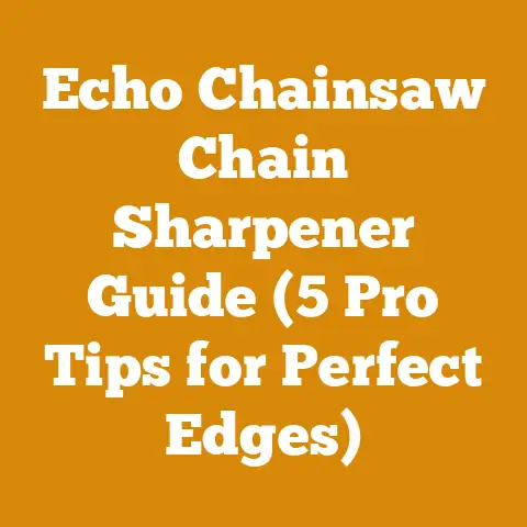 Echo Chainsaw Chain Sharpener Guide (5 Pro Tips for Perfect Edges)