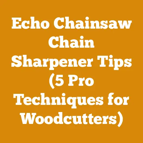 Echo Chainsaw Chain Sharpener Tips (5 Pro Techniques for Woodcutters)