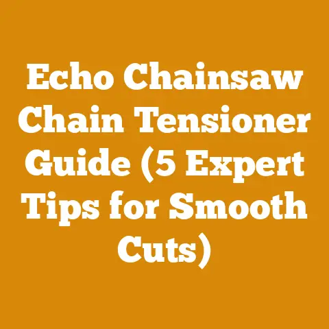 Echo Chainsaw Chain Tensioner Guide (5 Expert Tips for Smooth Cuts)