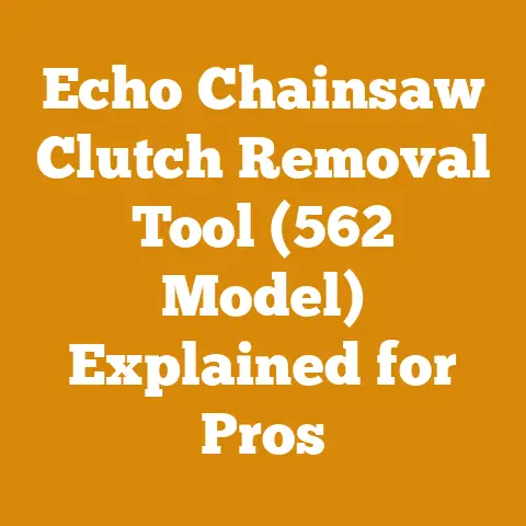 Echo Chainsaw Clutch Removal Tool (562 Model) Explained for Pros