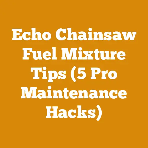 Echo Chainsaw Fuel Mixture Tips (5 Pro Maintenance Hacks)