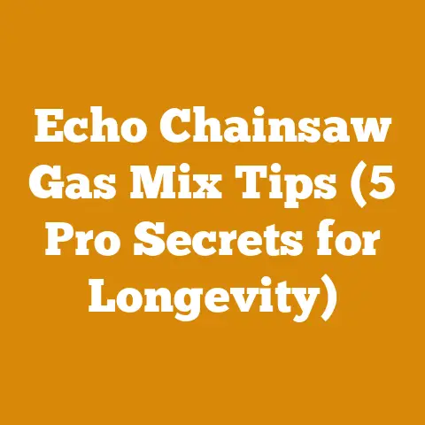 Echo Chainsaw Gas Mix Tips (5 Pro Secrets for Longevity)