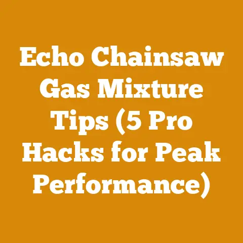 Echo Chainsaw Gas Mixture Tips (5 Pro Hacks for Peak Performance)