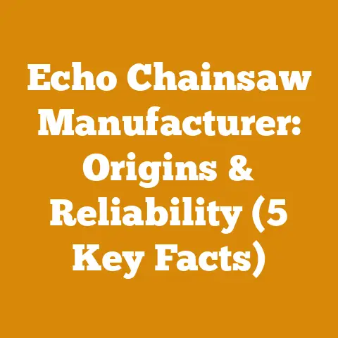 Echo Chainsaw Manufacturer: Origins & Reliability (5 Key Facts)