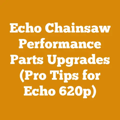 Echo Chainsaw Performance Parts Upgrades (Pro Tips for Echo 620p)