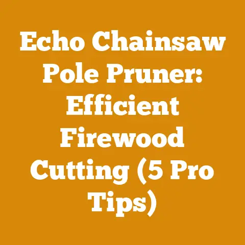 Echo Chainsaw Pole Pruner: Efficient Firewood Cutting (5 Pro Tips)