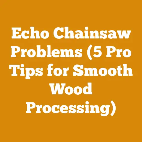 Echo Chainsaw Problems (5 Pro Tips for Smooth Wood Processing)