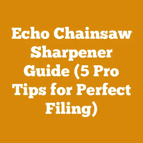 Echo Chainsaw Sharpener Guide (5 Pro Tips for Perfect Filing)