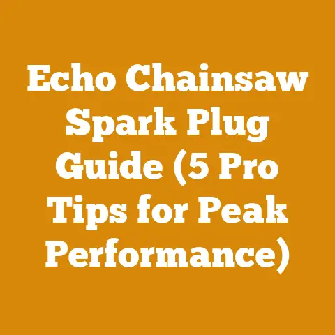 Echo Chainsaw Spark Plug Guide (5 Pro Tips for Peak Performance)