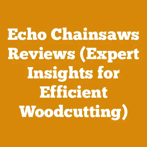Echo Chainsaws Reviews (Expert Insights for Efficient Woodcutting)