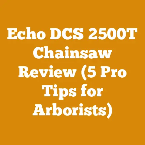Echo DCS 2500T Chainsaw Review (5 Pro Tips for Arborists)