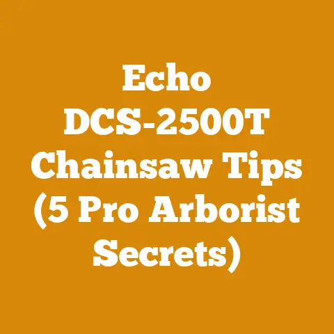 Echo DCS-2500T Chainsaw Tips (5 Pro Arborist Secrets)