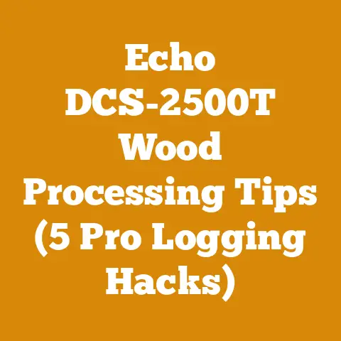 Echo DCS-2500T Wood Processing Tips (5 Pro Logging Hacks)