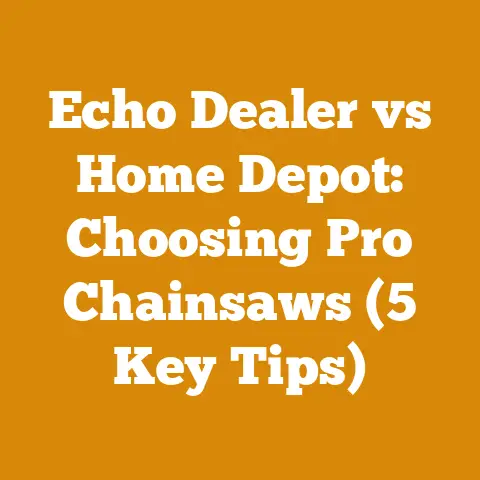 Echo Dealer vs Home Depot: Choosing Pro Chainsaws (5 Key Tips)