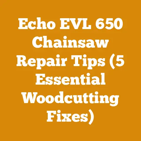 Echo EVL 650 Chainsaw Repair Tips (5 Essential Woodcutting Fixes)