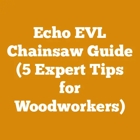 Echo EVL Chainsaw Guide (5 Expert Tips for Woodworkers)
