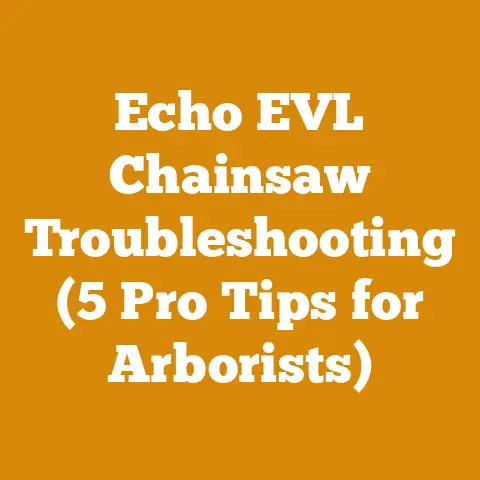 Echo EVL Chainsaw Troubleshooting (5 Pro Tips for Arborists)