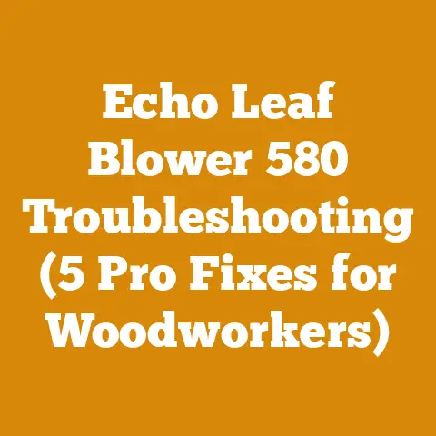 Echo Leaf Blower 580 Troubleshooting (5 Pro Fixes for Woodworkers)