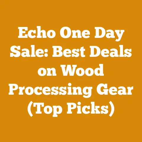 Echo One Day Sale: Best Deals on Wood Processing Gear (Top Picks)