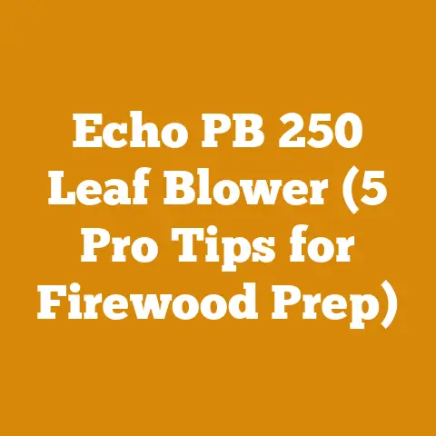 Echo PB 250 Leaf Blower (5 Pro Tips for Firewood Prep)