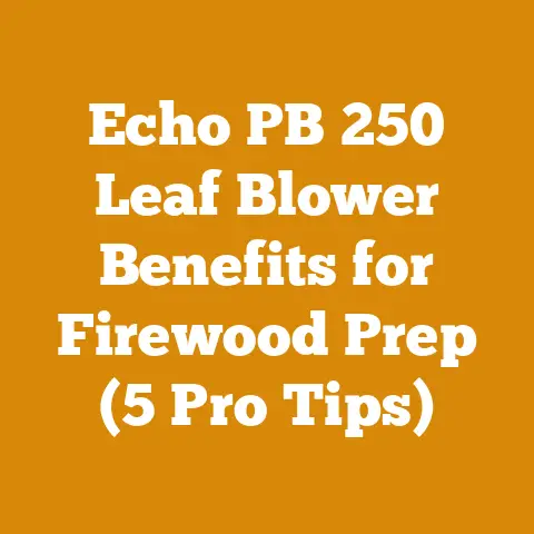 Echo PB 250 Leaf Blower Benefits for Firewood Prep (5 Pro Tips)