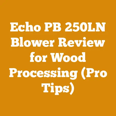 Echo PB 250LN Blower Review for Wood Processing (Pro Tips)