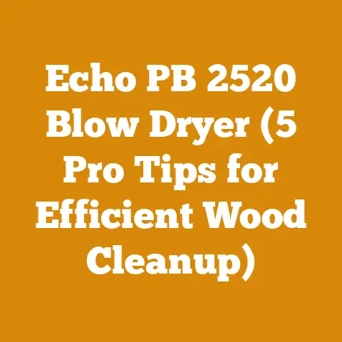 Echo PB 2520 Blow Dryer (5 Pro Tips for Efficient Wood Cleanup)