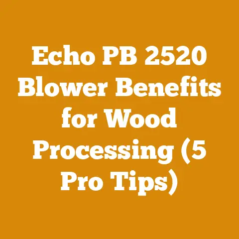 Echo PB 2520 Blower Benefits for Wood Processing (5 Pro Tips)