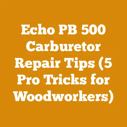 Echo PB 500 Carburetor Repair Tips (5 Pro Tricks for Woodworkers)