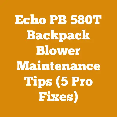 Echo PB 580T Backpack Blower Maintenance Tips (5 Pro Fixes)
