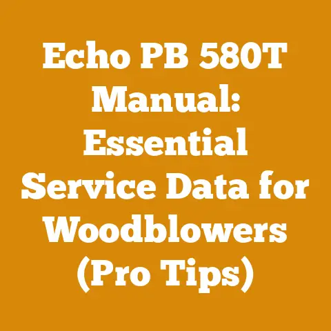 Echo PB 580T Manual: Essential Service Data for Woodblowers (Pro Tips)
