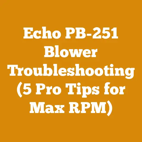 Echo PB-251 Blower Troubleshooting (5 Pro Tips for Max RPM)