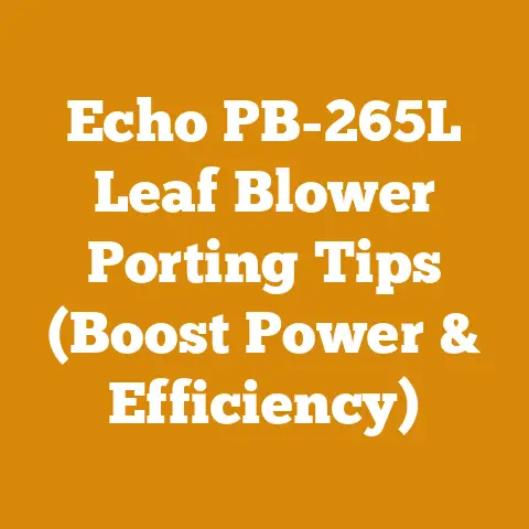 Echo PB-265L Leaf Blower Porting Tips (Boost Power & Efficiency)