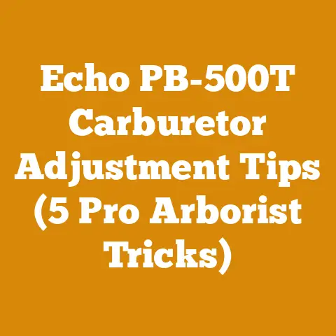 Echo PB-500T Carburetor Adjustment Tips (5 Pro Arborist Tricks)