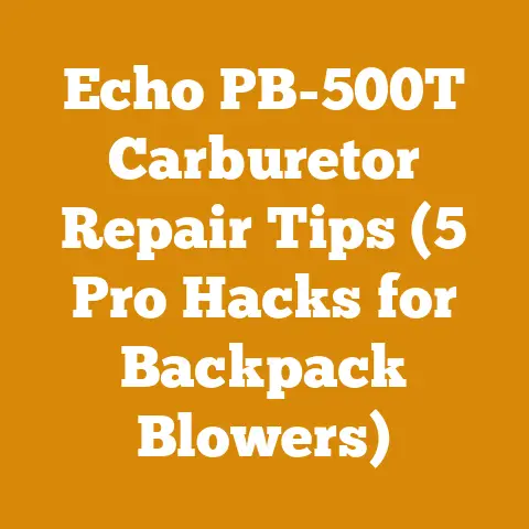 Echo PB-500T Carburetor Repair Tips (5 Pro Hacks for Backpack Blowers)