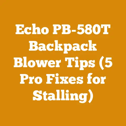 Echo PB-580T Backpack Blower Tips (5 Pro Fixes for Stalling)