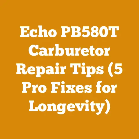 Echo PB580T Carburetor Repair Tips (5 Pro Fixes for Longevity)