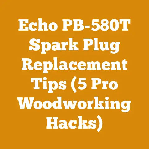 Echo PB-580T Spark Plug Replacement Tips (5 Pro Woodworking Hacks)