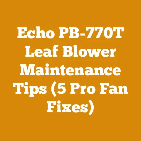 Echo PB-770T Leaf Blower Maintenance Tips (5 Pro Fan Fixes)