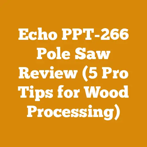 Echo PPT-266 Pole Saw Review (5 Pro Tips for Wood Processing)