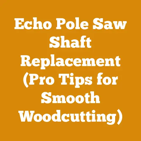 Echo Pole Saw Shaft Replacement (Pro Tips for Smooth Woodcutting)