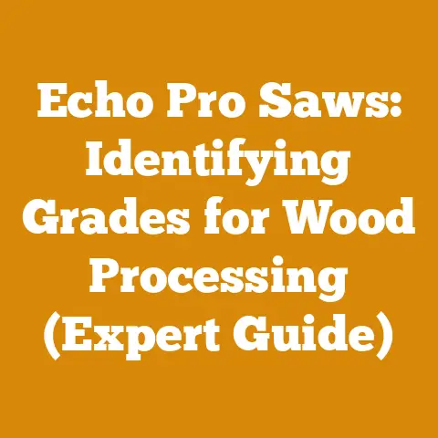 Echo Pro Saws: Identifying Grades for Wood Processing (Expert Guide)